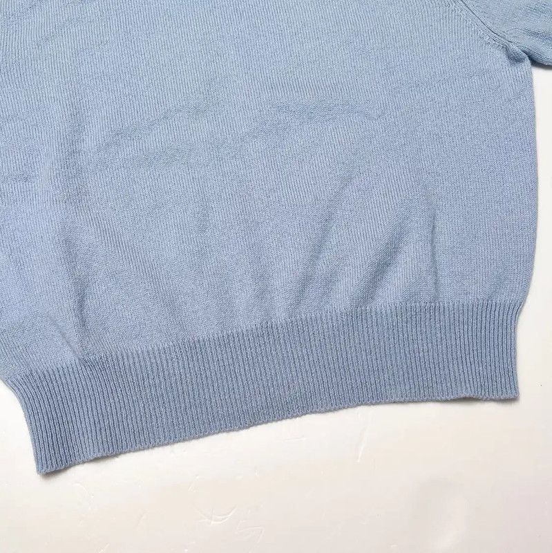 Miu Miu Miu Miu Blue Short Sleeve Summer Sweater 0089 Size S / US 4 / IT 40 - 6 Thumbnail