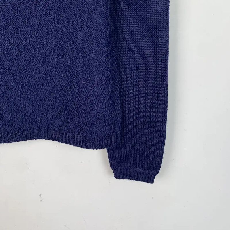 Miu Miu Miu Miu Navy Wool Sweater for Women 0089 Size XS / US 0-2 / IT 36-38 - 4 Thumbnail
