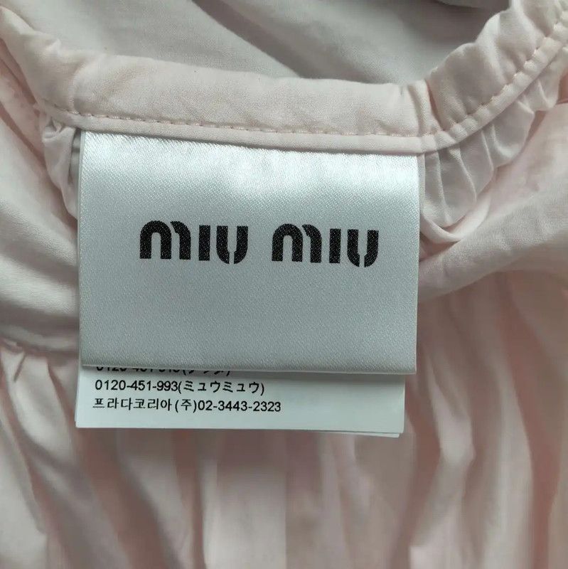 Miu Miu Miu Miu Pink Cotton Summer Skirt 0089 Size 42" / US 20 - 3 Thumbnail