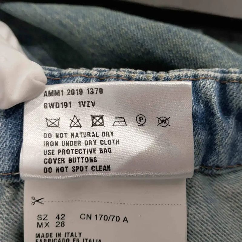 Miu Miu Miu Miu Summer Denim A-Line Skirt for Women 0089 Size 30" / US 8 / IT 44 - 6 Thumbnail