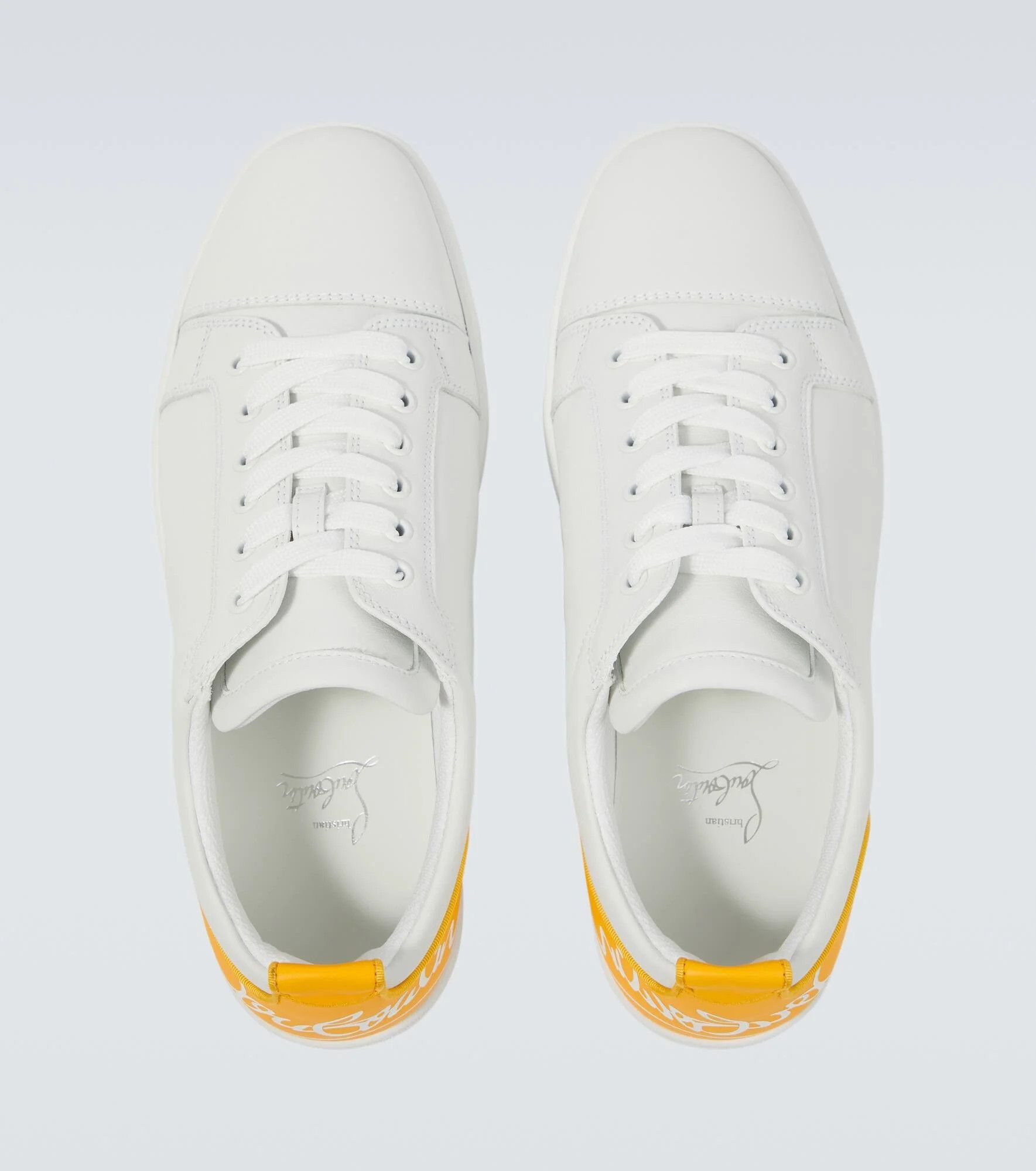 Christian Louboutin fun louis junior in white /yellow Size US 10 / EU 43 - 4 Thumbnail