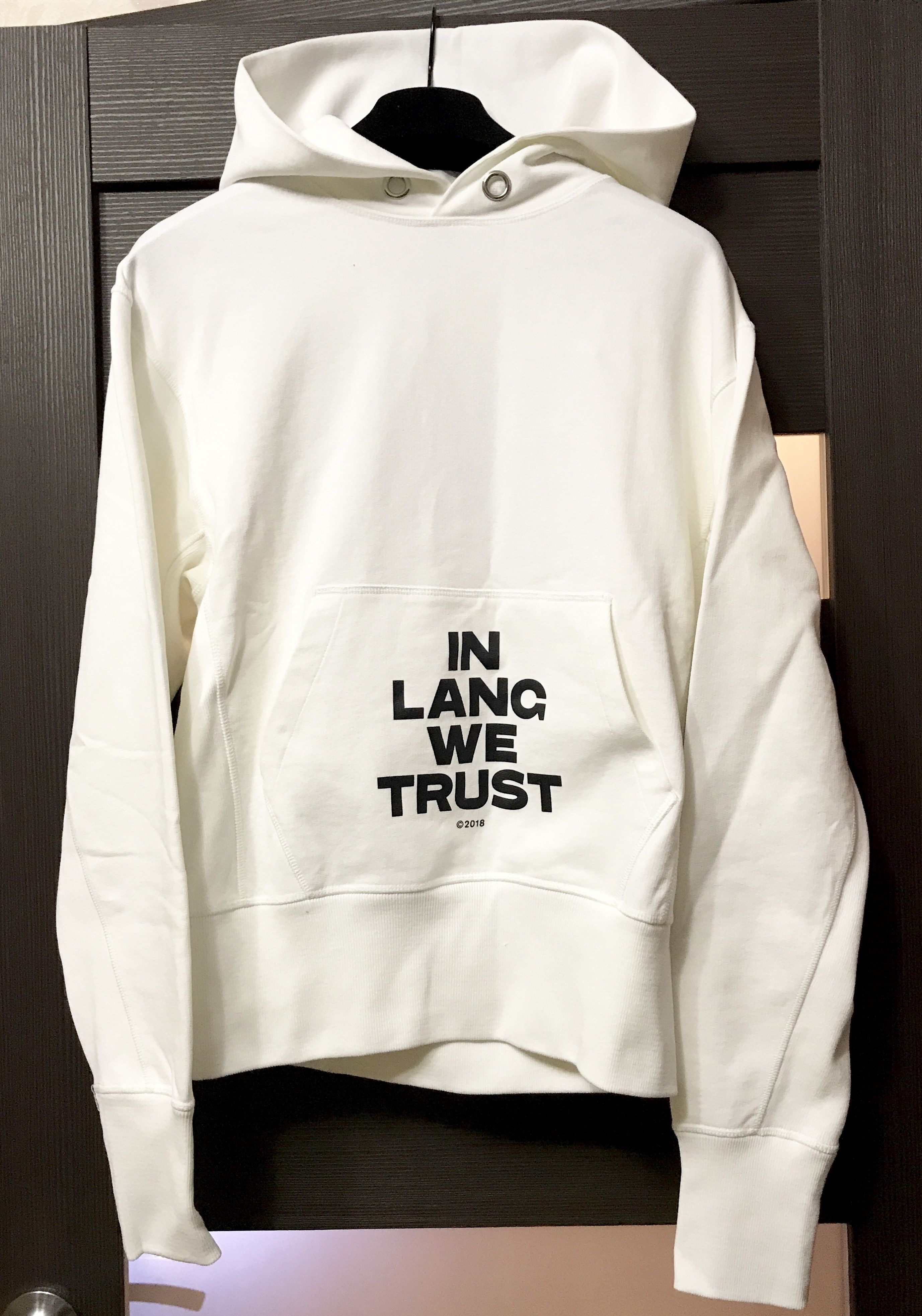 Helmut Lang In selling Lang We Trust hoodie Size S