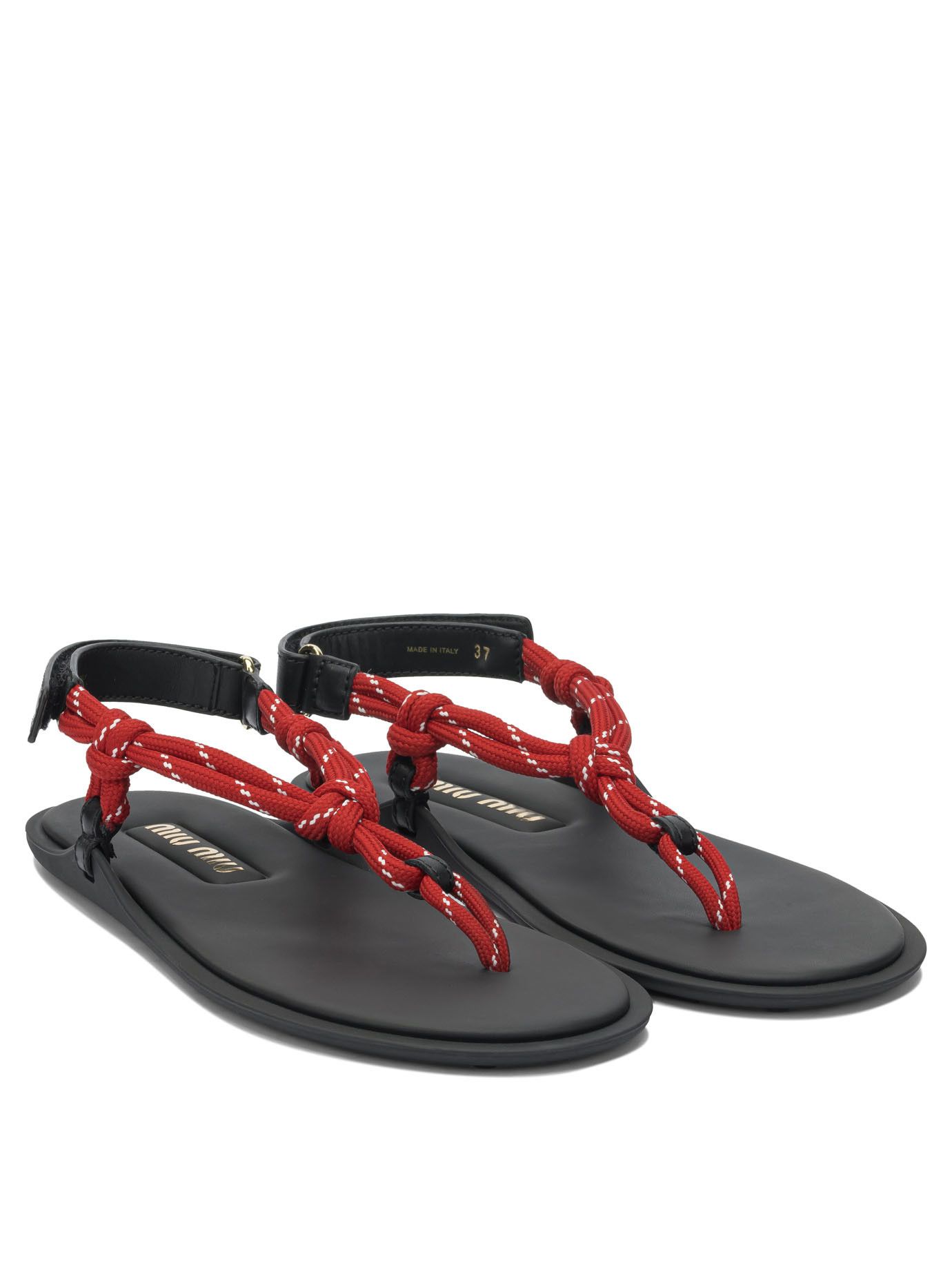 Miu Miu Miu Miu Sandals With Rope IT 38 Women - USA Duties Paid Size US 8 / IT 38 - 2 Thumbnail