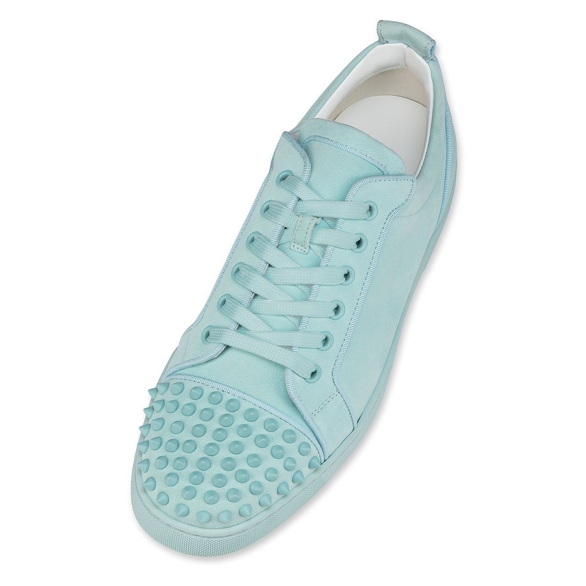 Christian Louboutin louis junior spikes orlato flat suede iceberg Size US 9 / EU 42 - 5 Thumbnail