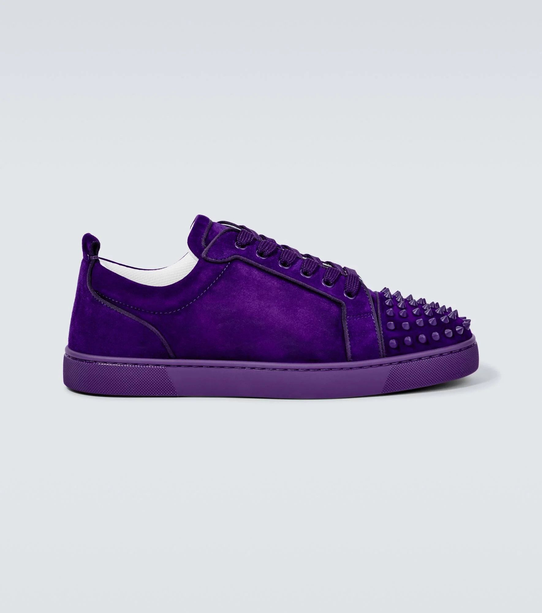 louis junior spikes orlato flat velours purple