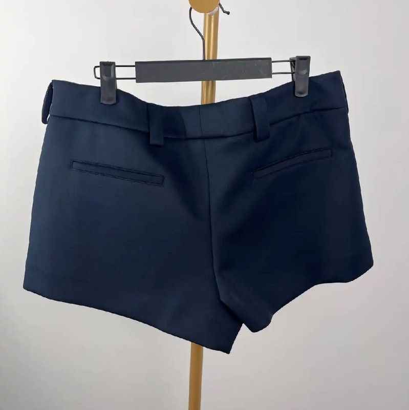 Miu Miu Miu Miu Black Polyester Women's Shorts 0089 Size 30" / US 8 / IT 44 - 2 Thumbnail