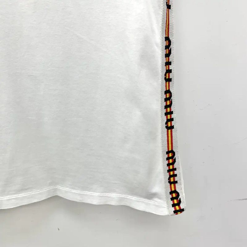 Miu Miu Miu Miu White Cotton Women's T-Shirt 0089 Size L / US 10 / IT 46 - 4 Thumbnail