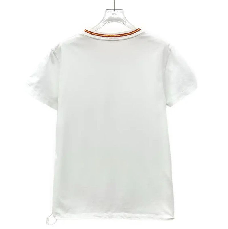 Miu Miu Miu Miu White Cotton Women's T-Shirt 0089 Size L / US 10 / IT 46 - 2 Thumbnail