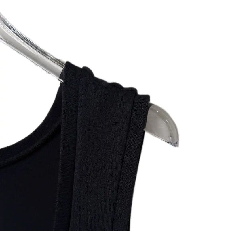 Miu Miu Miu Miu Black Cotton Blend Dress 0089 Size XS / US 0-2 / IT 36-38 - 3 Thumbnail