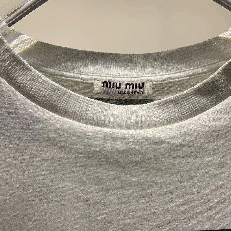 Miu Miu Miu Miu Women's Tales Graphic T-Shirt 0089 Size XS / US 0-2 / IT 36-38 - 3 Thumbnail