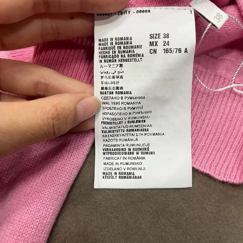 Miu Miu Miu Miu Pink Wool Women's Cardigan 0089 Size M / US 6-8 / IT 42-44 - 4 Thumbnail