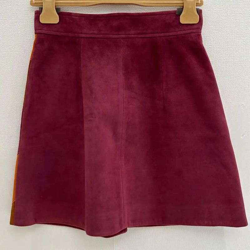 Miu Miu Miu Miu Color Block A-line Skirt in Size M 0089 Size 23" - 4 Thumbnail