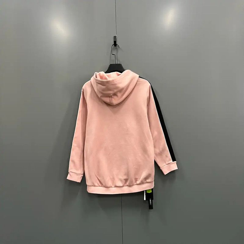 Miu Miu Miu Miu Pink Cotton Long Sleeve Hoodie 0089 Size M / US 6-8 / IT 42-44 - 3 Thumbnail