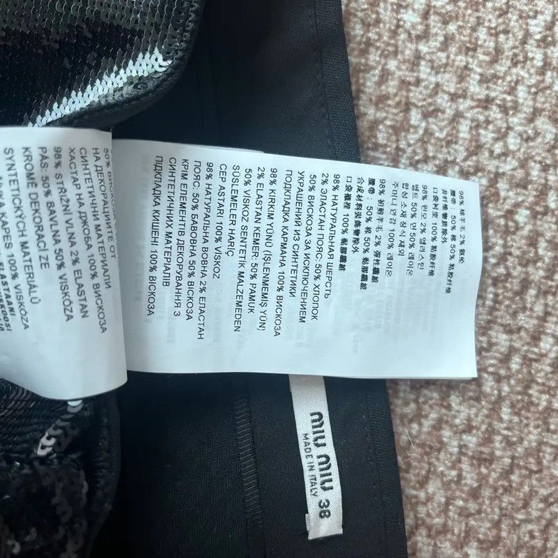 Miu Miu Miu Miu Black Casual Shorts for Women 0089 Size 23" - 3 Thumbnail