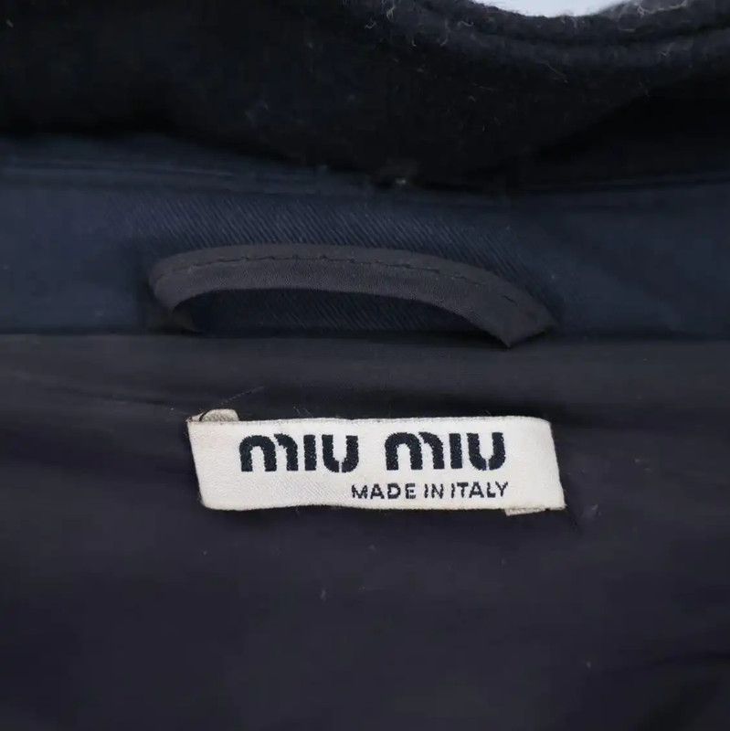 Miu Miu Miu Miu Black Women's Jacket Size S 0089 Size XS / US 0-2 / IT 36-38 - 8 Thumbnail