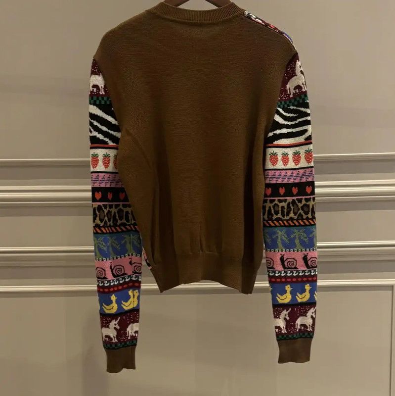 Miu Miu Miu Miu Colorful Patterned Wool Sweater 0089 Size M / US 6-8 / IT 42-44 - 2 Thumbnail