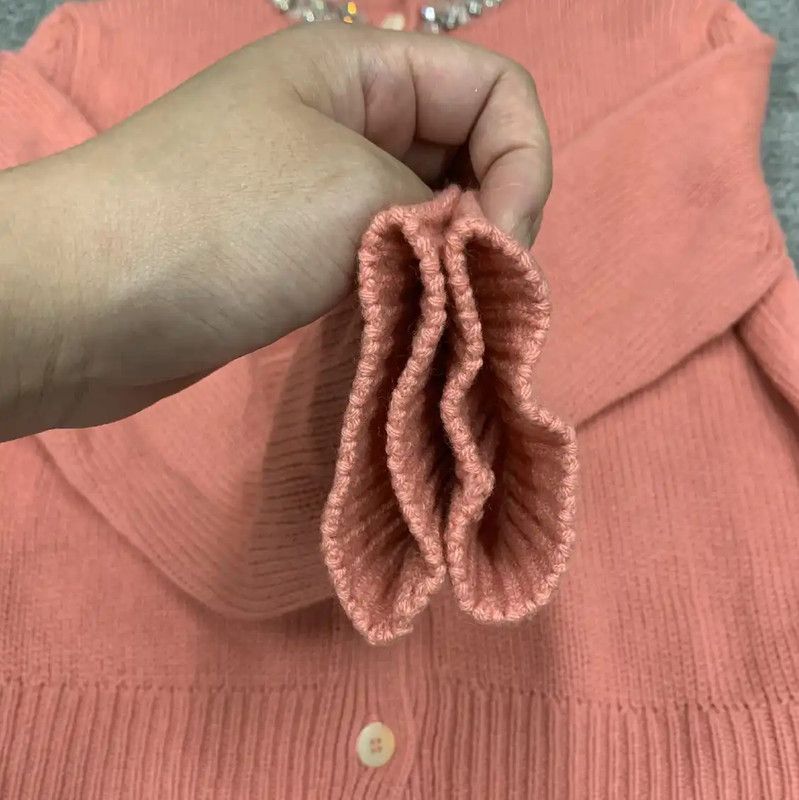 Miu Miu Miu Miu Women's Pink Knit Sweater 0089 Size S / US 4 / IT 40 - 6 Thumbnail