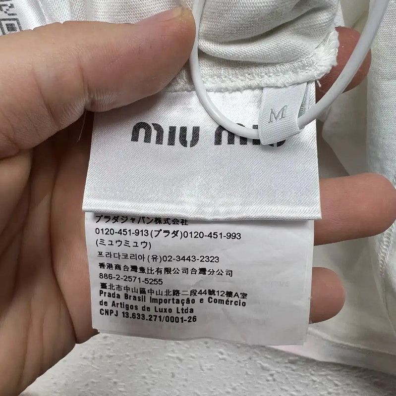 Miu Miu Miu Miu Unicorn Cat Print T-Shirt 0089 Size M / US 6-8 / IT 42-44 - 4 Thumbnail