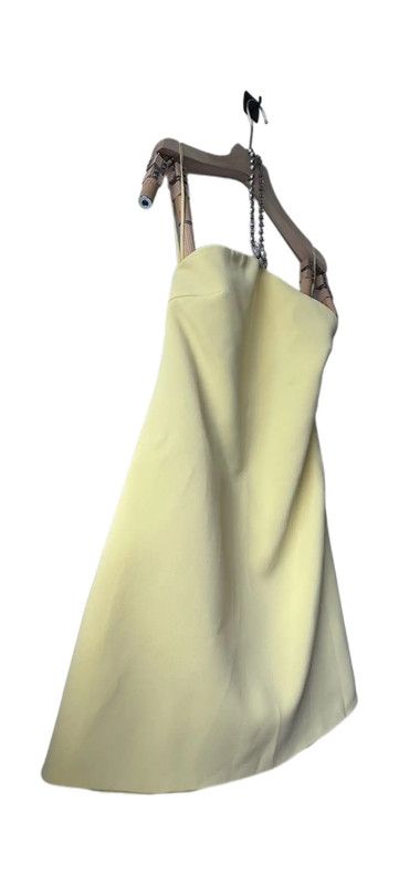 Miu Miu Miu Miu Sleeveless Lemon Yellow Midi Dress 0089 Size S / US 4 / IT 40 - 3 Thumbnail