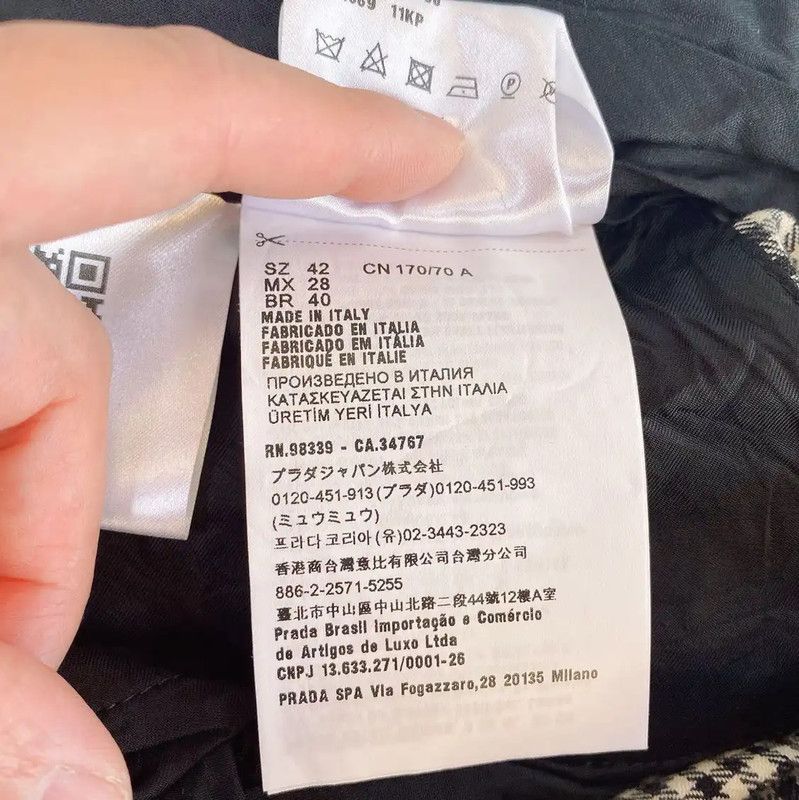 Miu Miu Miu Miu Black Cotton Casual Pants for Women 0089 Size 31" - 5 Thumbnail