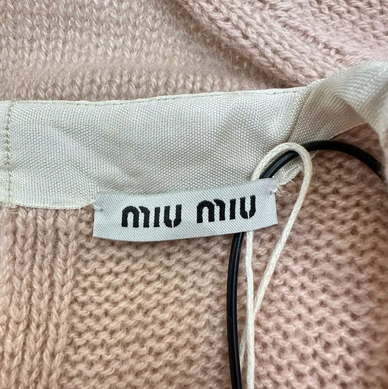 Miu Miu Miu Miu Pink Long Sleeve Sweater for Women 0089 Size S / US 4 / IT 40 - 7 Thumbnail