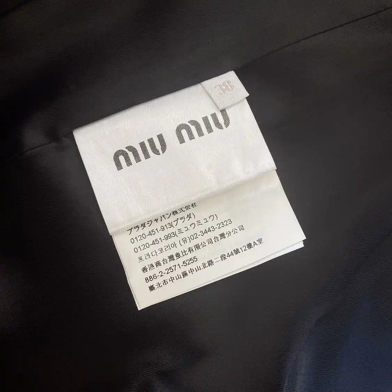 Miu Miu Miu Miu Black Women's Cardigan 0089 Size M / US 6-8 / IT 42-44 - 4 Thumbnail
