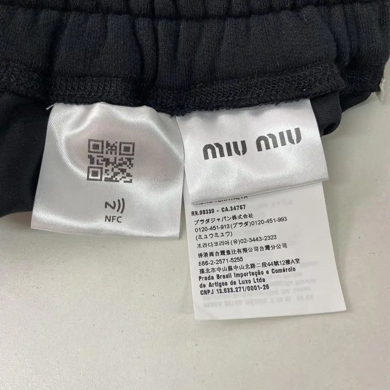 Miu Miu Miu Miu Black Rayon Women's Shorts 0089 Size 23" - 7 Thumbnail