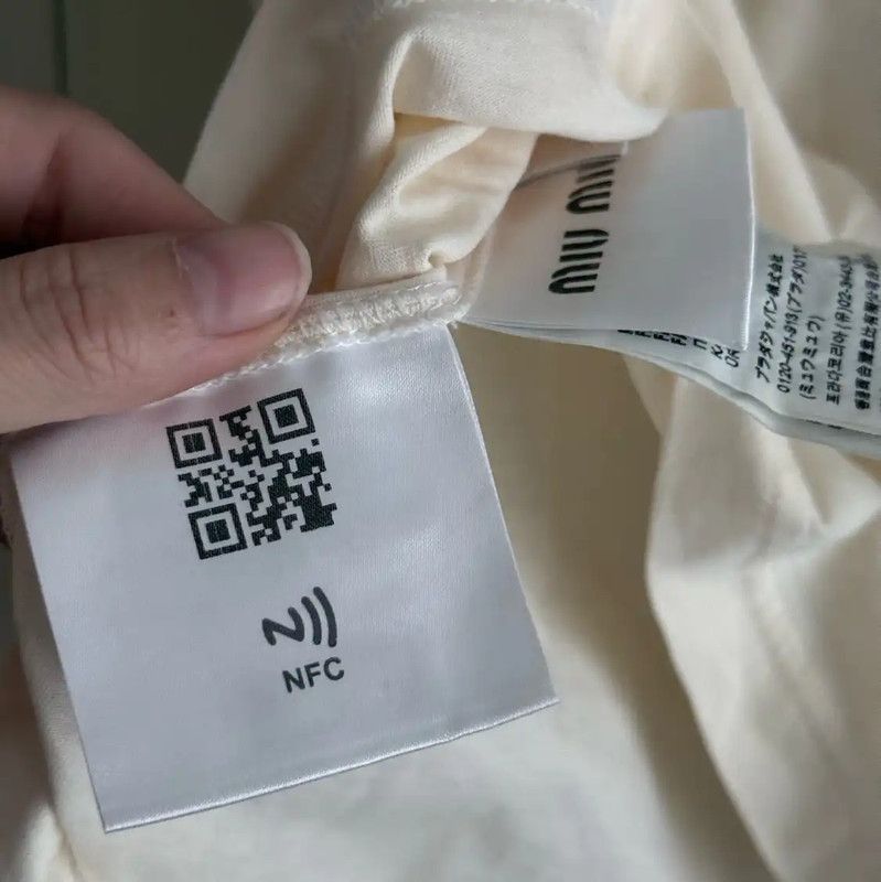 Miu Miu Miu Miu White Women's T-Shirt Size L 0089 Size L / US 10 / IT 46 - 7 Thumbnail