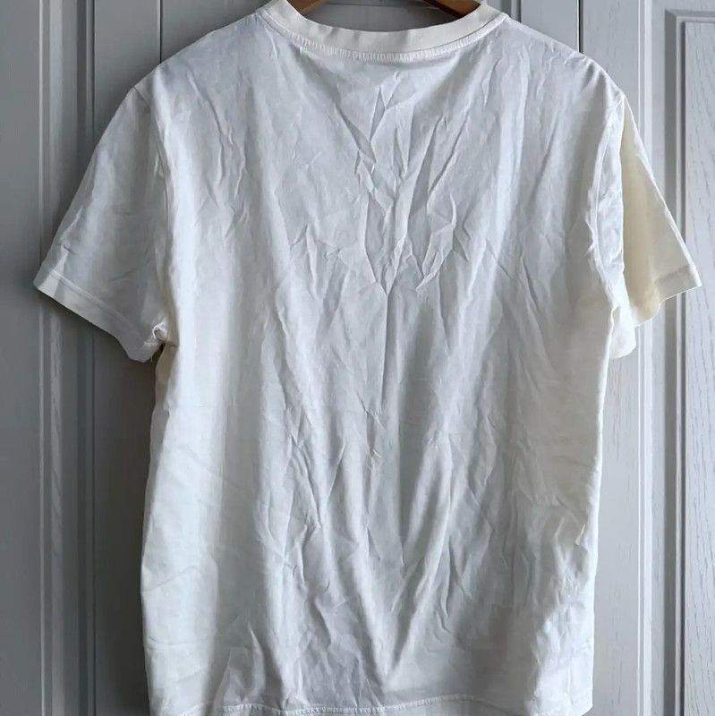 Miu Miu Miu Miu White Women's T-Shirt Size L 0089 Size L / US 10 / IT 46 - 2 Thumbnail