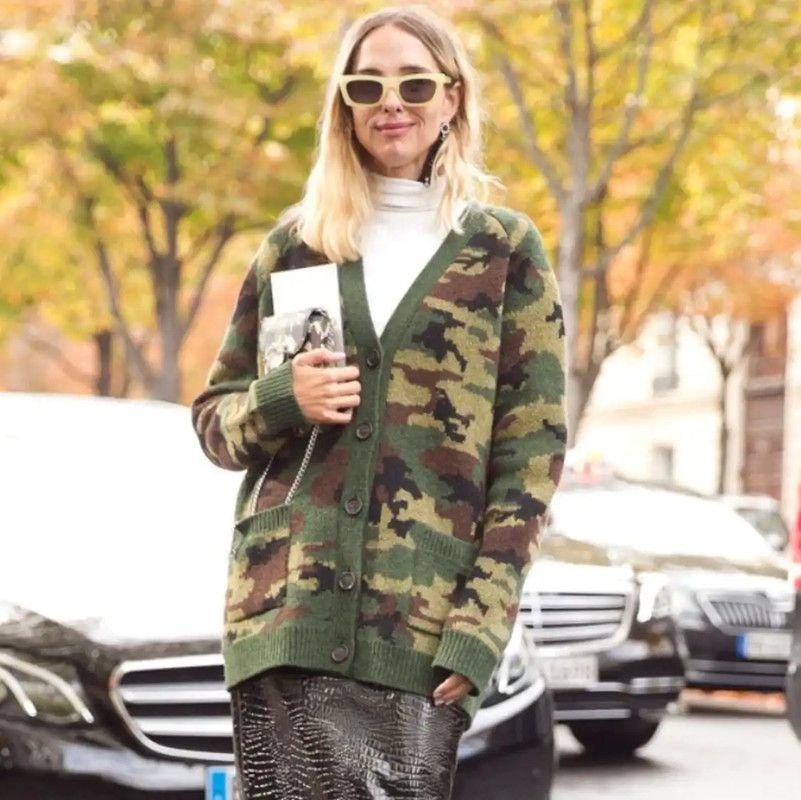 Miu Miu Miu Miu Military Green Cotton Cardigan 0089 Size M / US 6-8 / IT 42-44 - 9 Thumbnail