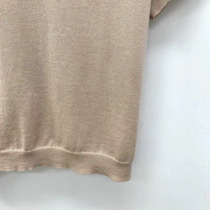 Miu Miu Miu Miu Beige Wool Women's T-Shirt 0089 Size M / US 6-8 / IT 42-44 - 4 Thumbnail