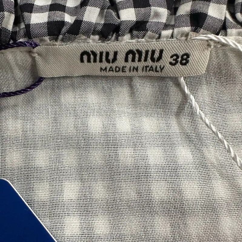 Miu Miu Miu Miu Gray Cotton Women's Dress 0089 Size M / US 6-8 / IT 42-44 - 4 Thumbnail