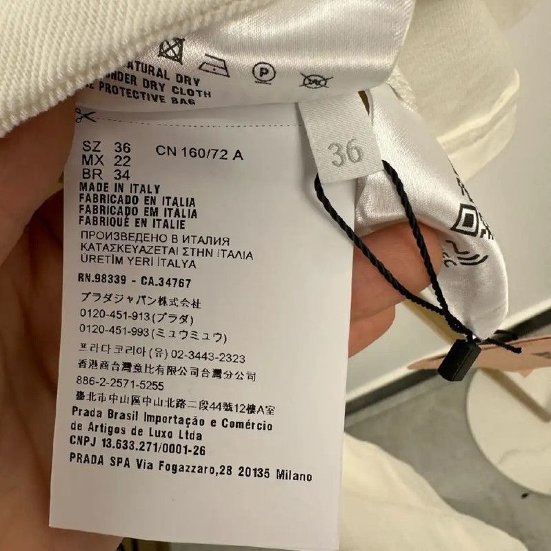 Miu Miu Miu Miu White Cotton Jacket for Women 0089 Size M / US 6-8 / IT 42-44 - 5 Thumbnail