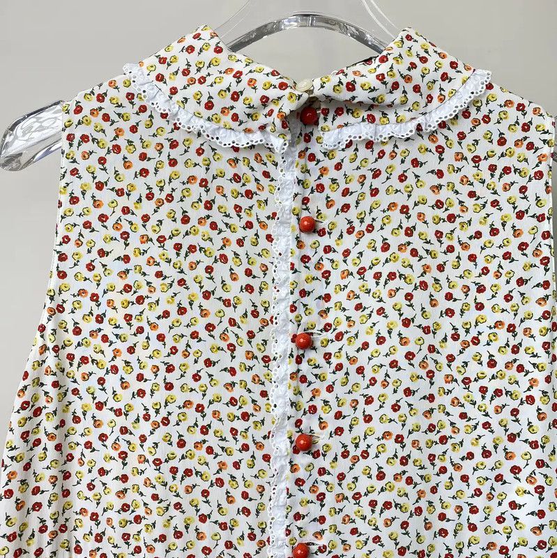 Miu Miu Miu Miu Yellow Cotton Dress for Women 0089 Size S / US 4 / IT 40 - 4 Thumbnail