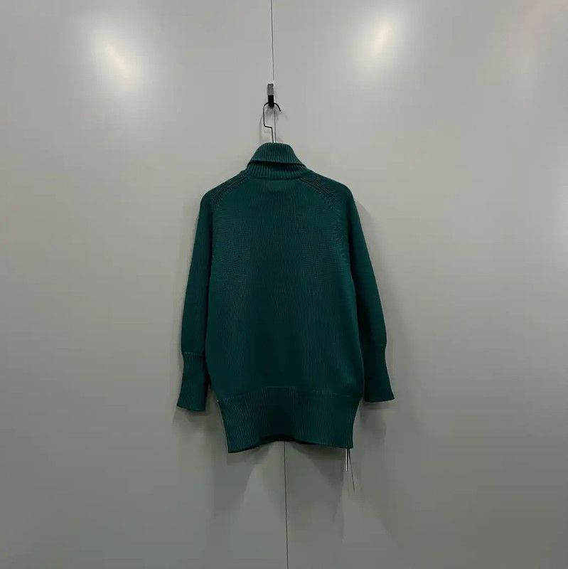 Miu Miu Miu Miu Green Wool Long Sleeve Sweater 0089 Size ONE SIZE - 3 Thumbnail