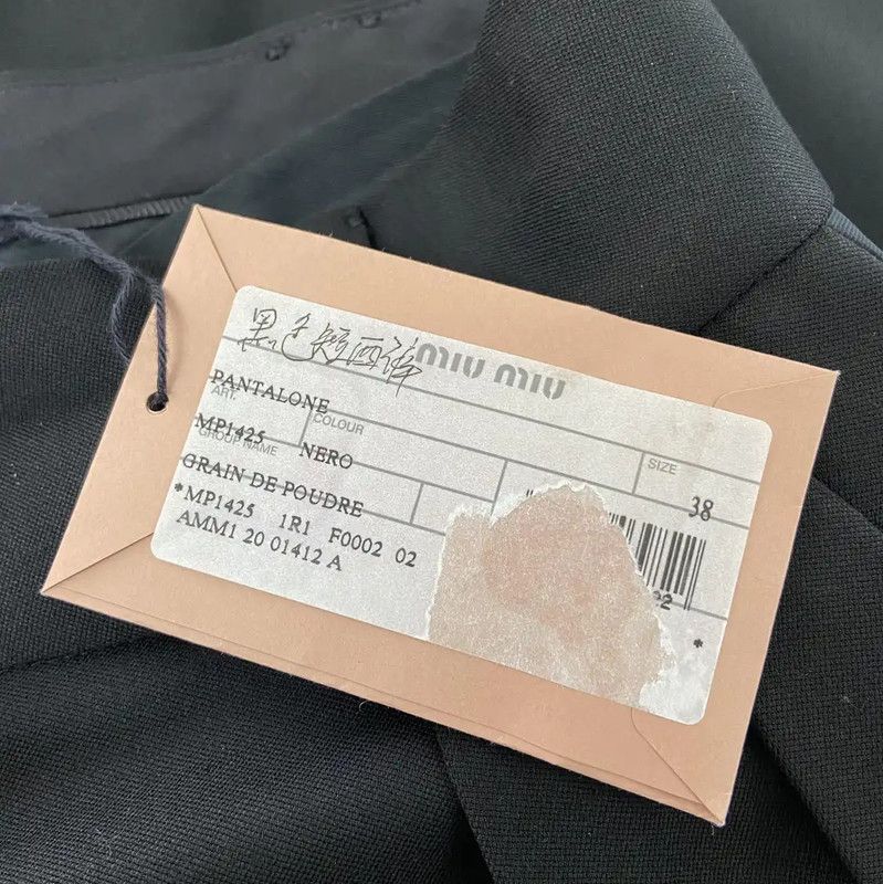 Miu Miu Miu Miu Black Wool Summer Shorts 0089 Size 23" - 7 Thumbnail