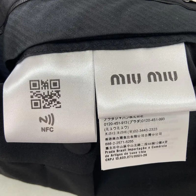 Miu Miu Miu Miu Black Wool Summer Shorts 0089 Size 23" - 8 Thumbnail