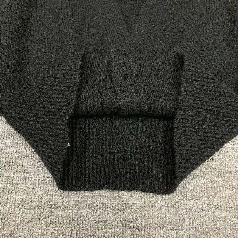 Miu Miu Miu Miu Black Cotton Women's Pullover Sweater 0089 Size M / US 6-8 / IT 42-44 - 4 Thumbnail