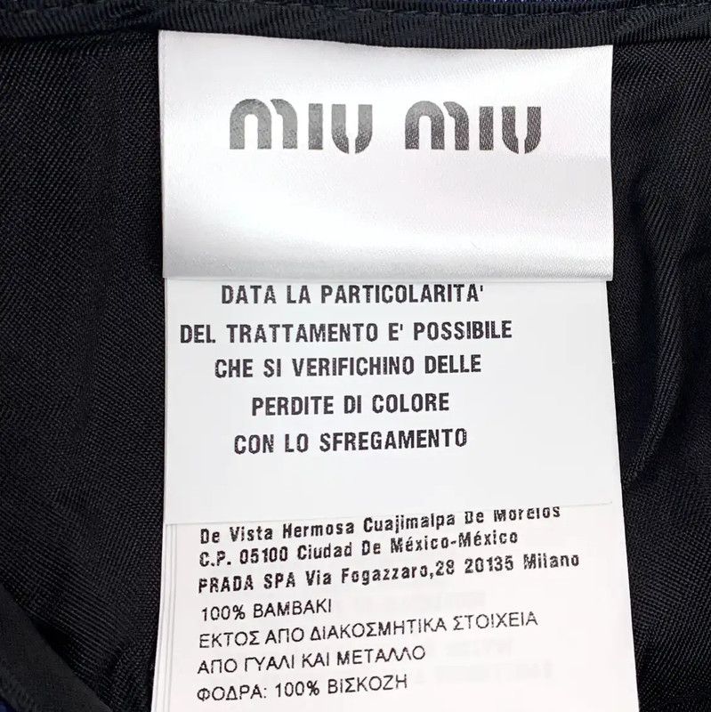 Miu Miu Miu Miu Denim Skirt with Decorative Elements 0089 Size 23" - 6 Thumbnail