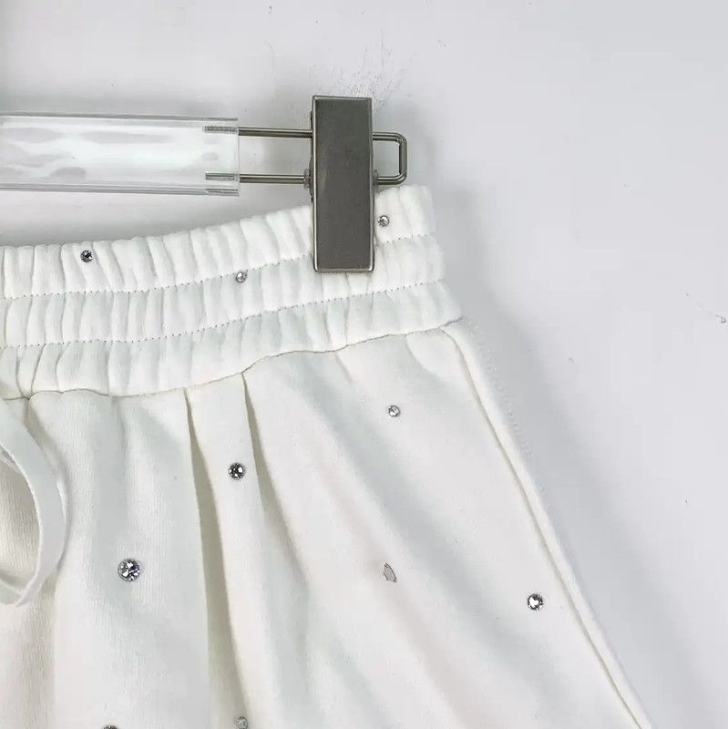 Miu Miu Miu Miu White Cotton Women's Shorts 0089 Size 23" - 3 Thumbnail