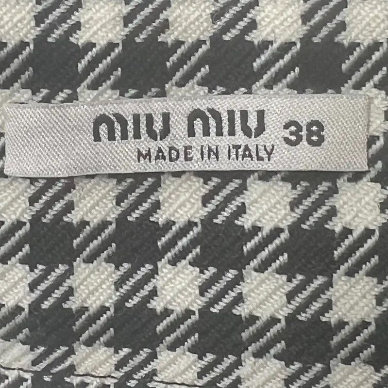 Miu Miu Miu Miu Colorblock Cotton Blend Skirt 0089 Size 27" / US 4 / IT 40 - 4 Thumbnail