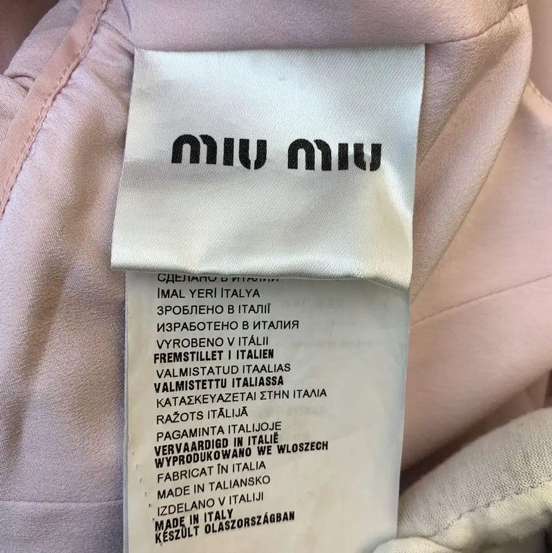 Miu Miu Miu Miu Summer Pink Embroidered Dress 0089 Size S / US 4 / IT 40 - 6 Thumbnail