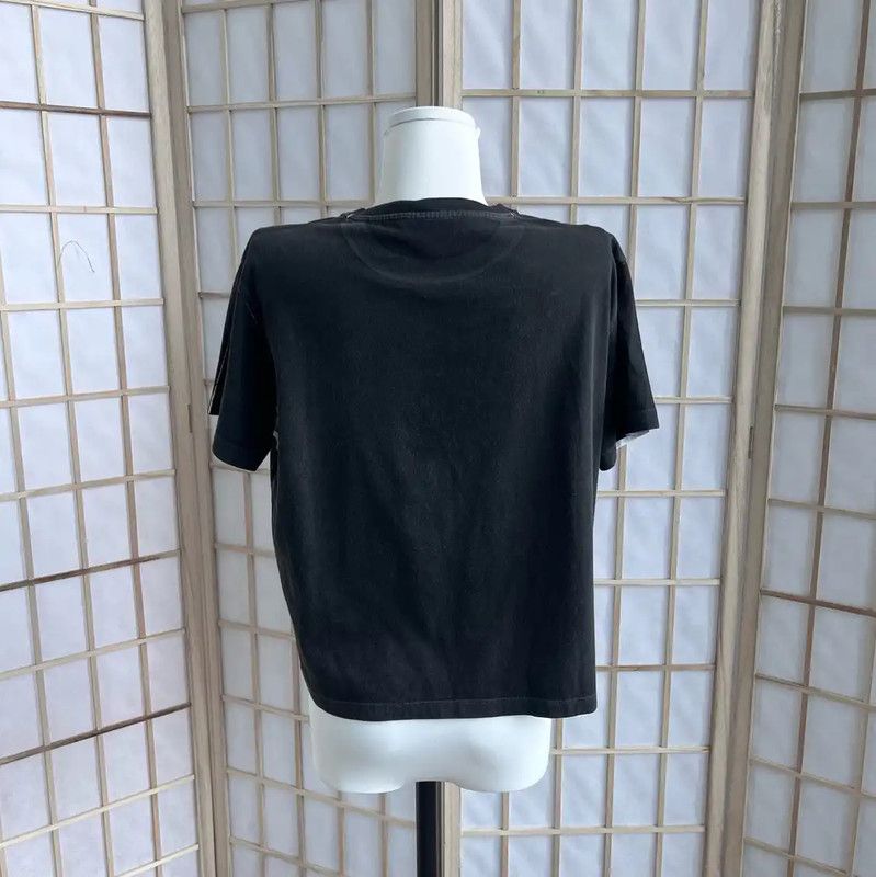 Miu Miu Miu Miu Black Cotton Women's T-Shirt 0089 Size M / US 6-8 / IT 42-44 - 2 Thumbnail