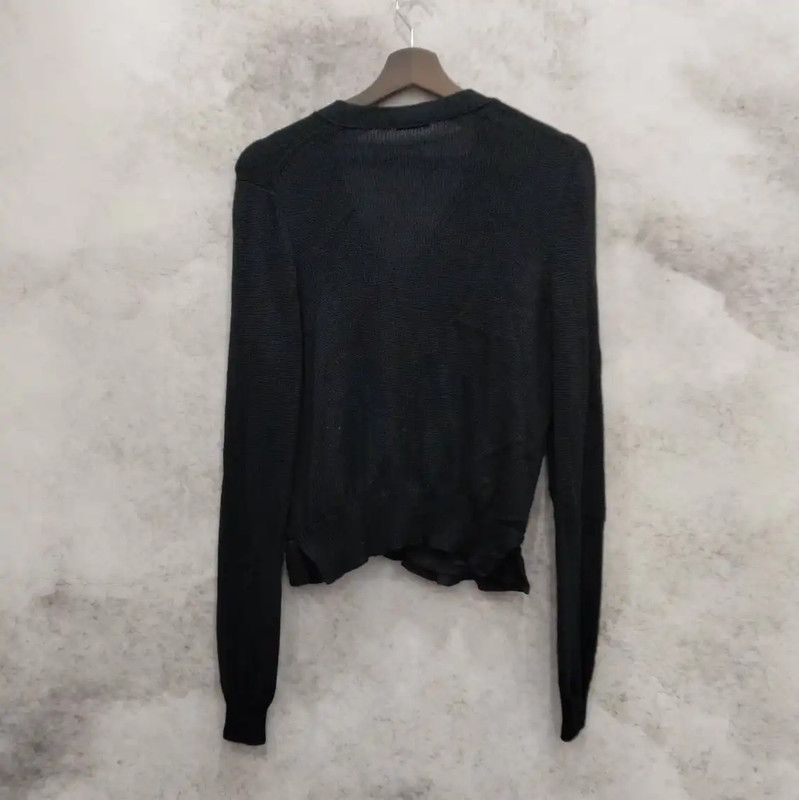 Miu Miu Miu Miu Black Long Sleeve Cardigan for Women 0089 Size L / US 10 / IT 46 - 2 Thumbnail
