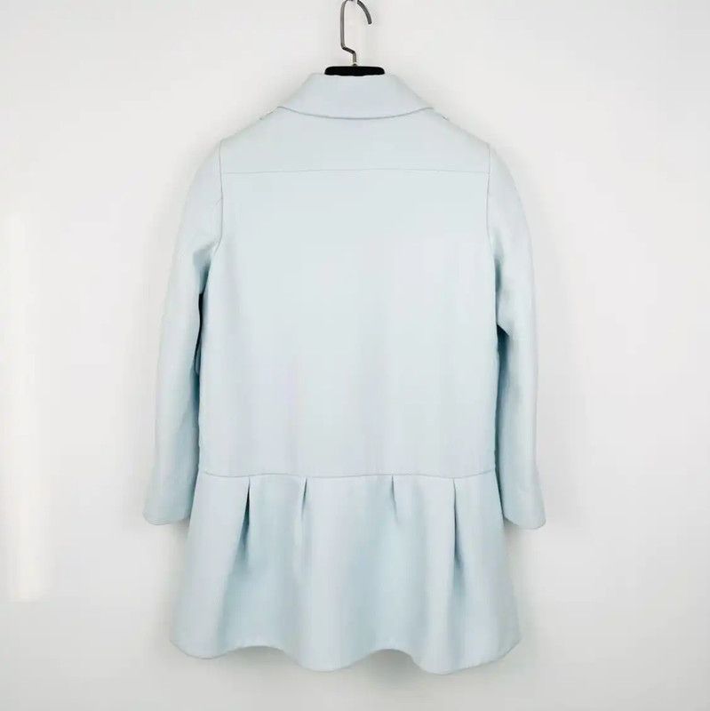 Miu Miu Miu Miu Blue Women's Coat Size S 0089 Size S / US 4 / IT 40 - 2 Thumbnail