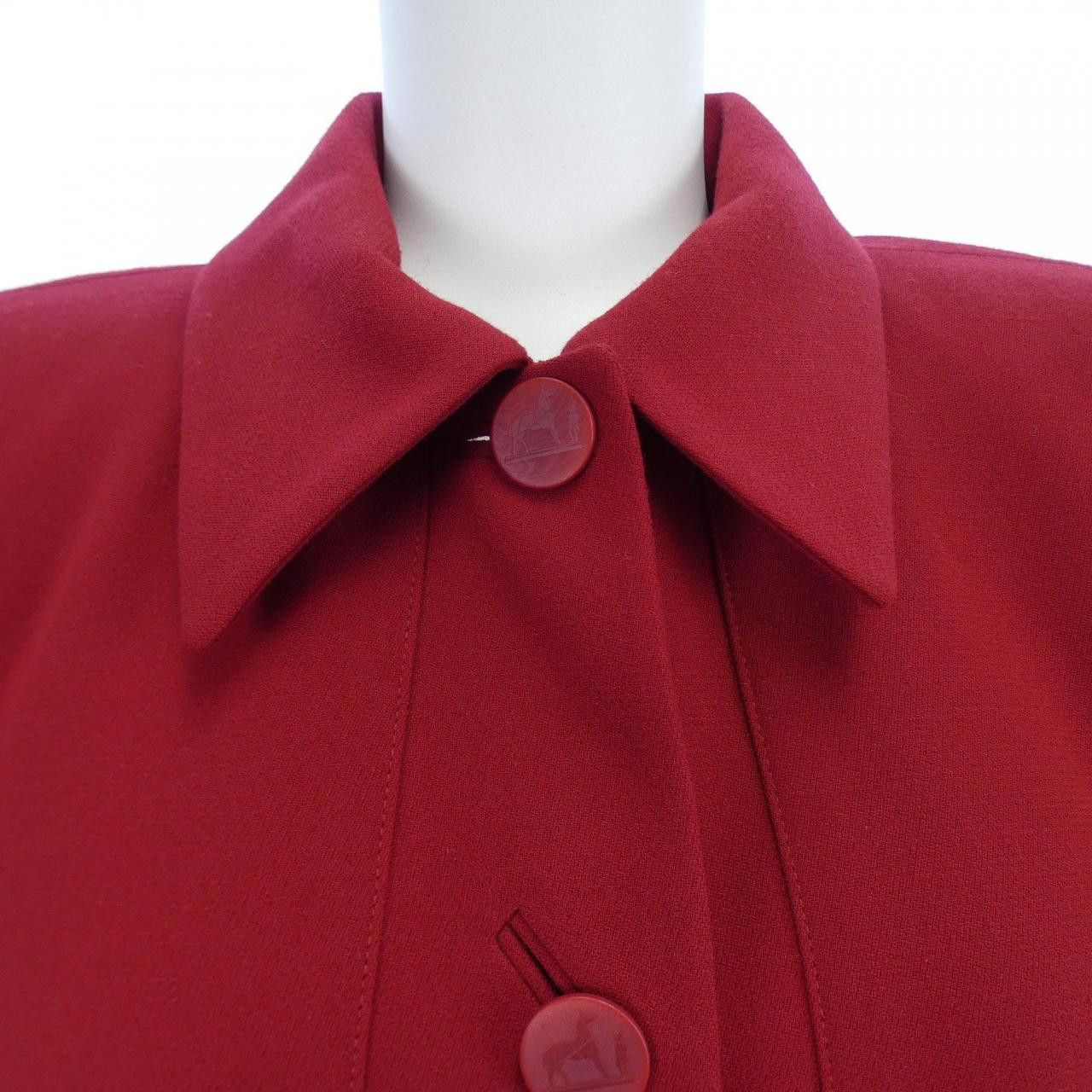 Hermes Hermes Hermes Wool Acetate Jacket Others Outerwear DUTY FREE for USA Size ONE SIZE - 5 Thumbnail