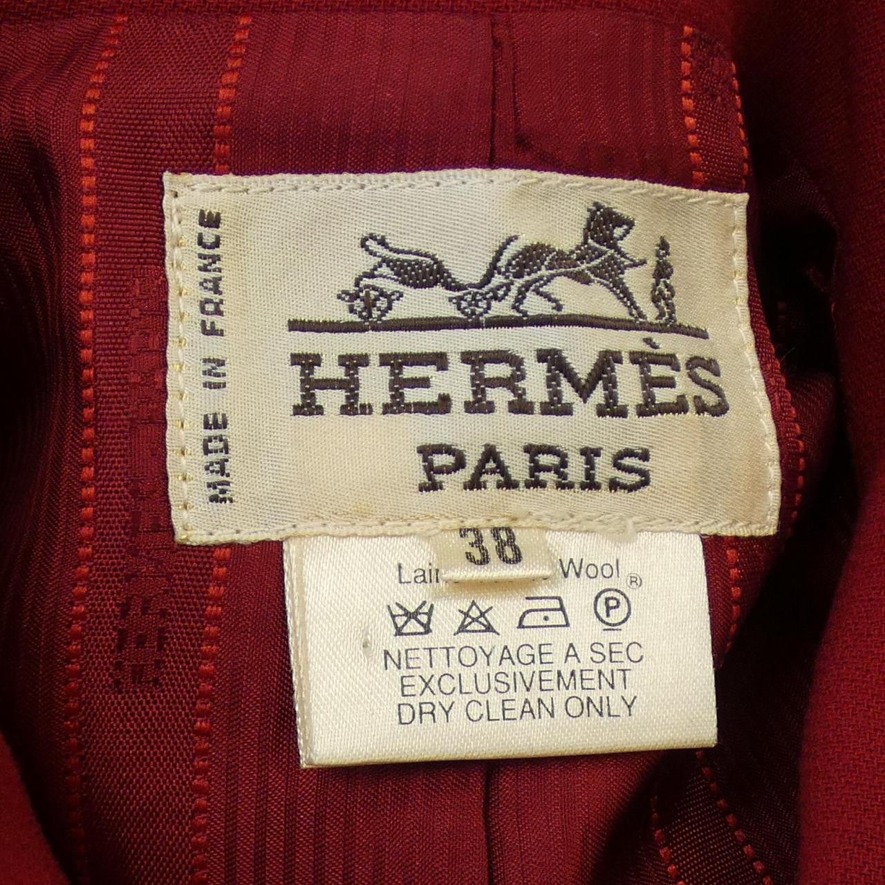 Hermes Hermes Hermes Wool Acetate Jacket Others Outerwear DUTY FREE for USA Size ONE SIZE - 4 Thumbnail