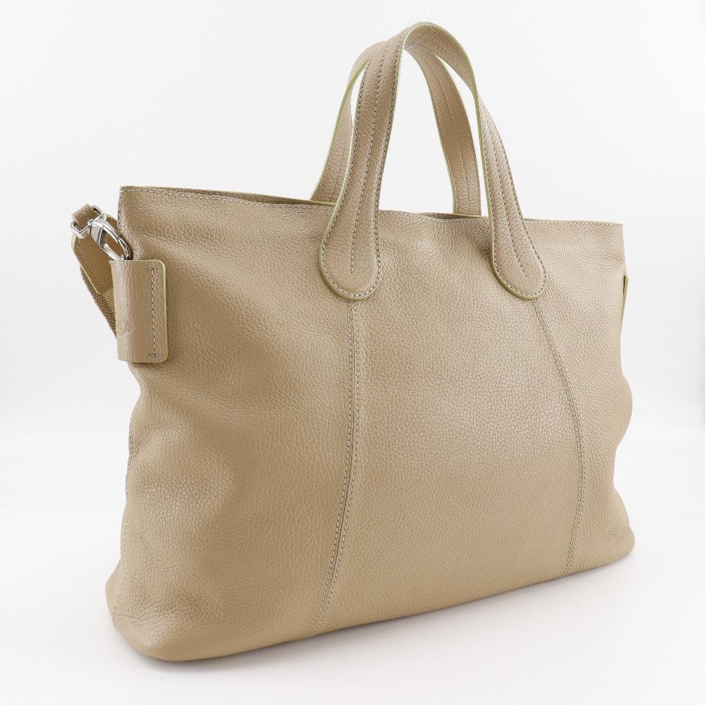 Tod's Tod's Tod’s Leather 2way Bag Leather Tote Bag DUTY FREE for USA Size ONE SIZE - 3 Thumbnail