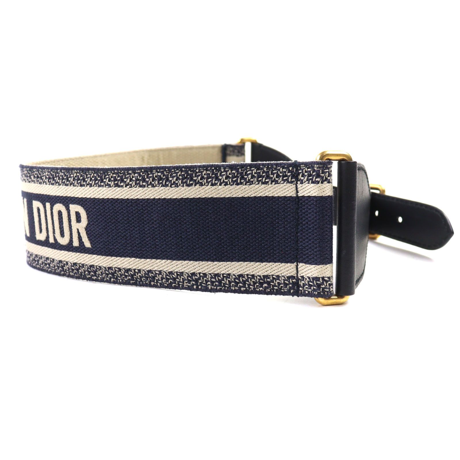 Dior Dior Christian Dior Embroidery Canvas Belt Canvas Belt 50-MA-0220 DUTY FREE for USA Size ONE SIZE - 3 Thumbnail