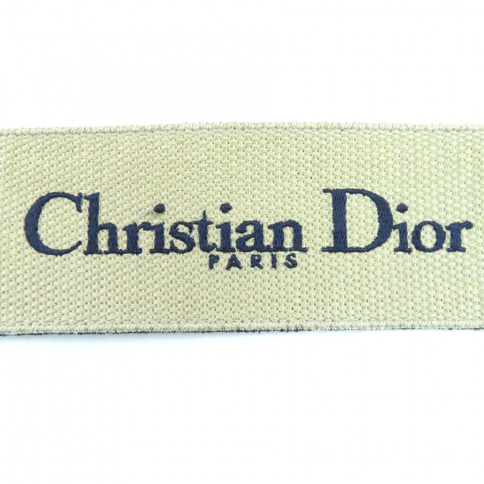 Dior Dior Christian Dior Embroidery Canvas Belt Canvas Belt 50-MA-0220 DUTY FREE for USA Size ONE SIZE - 9 Thumbnail